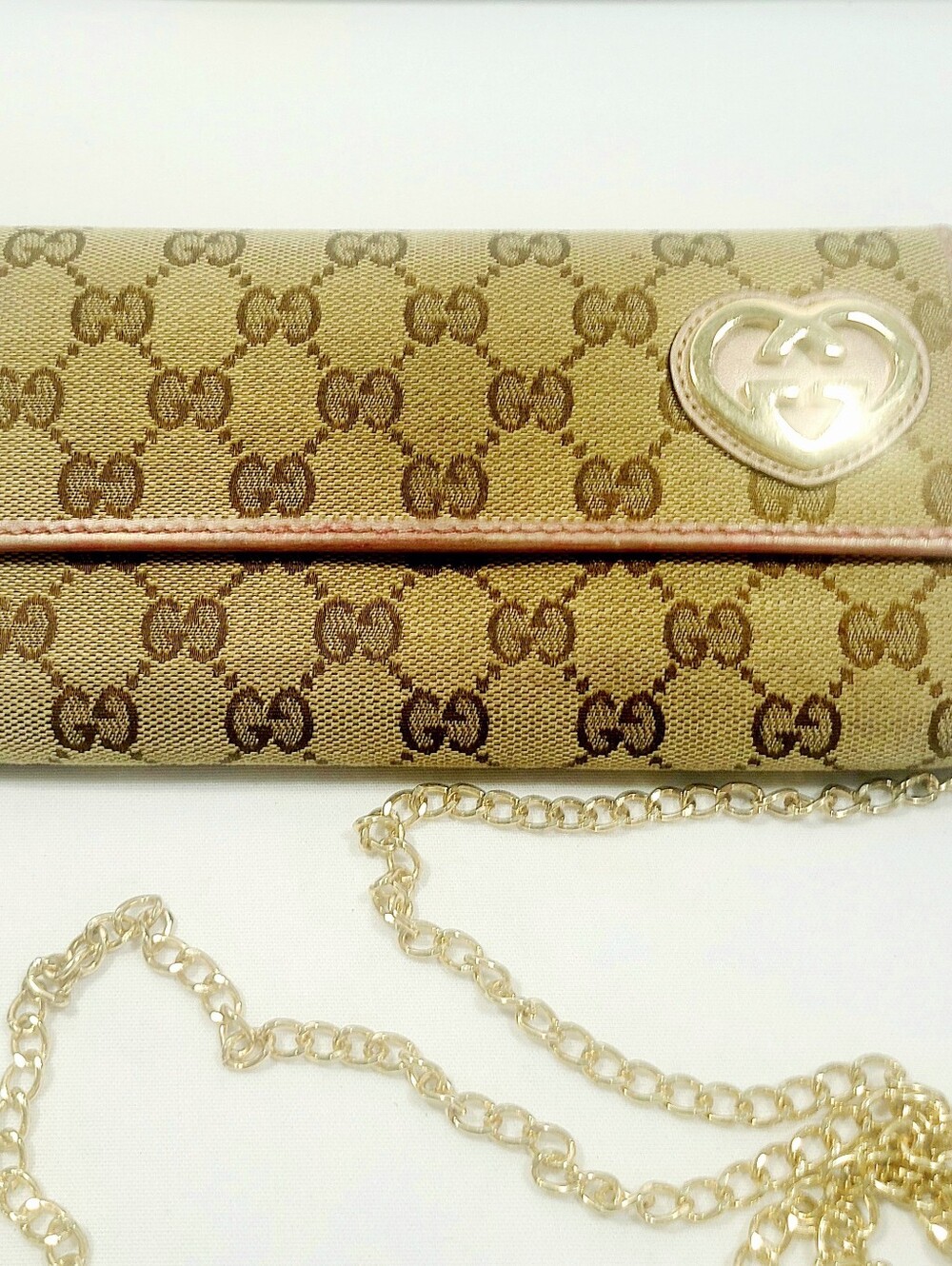 Gucci Leather Wallet On Chain